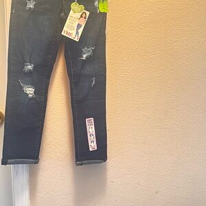 YMI Kids Navy Distressed Jeans